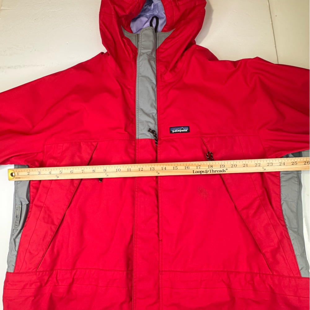 Vintage Patagonia Triolet Jacket Men Size Large Red Gorpcore Distressed Ski 90s - Picture 10 of 16